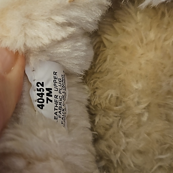 Minnetonka | Women's Tan Leather Slip-On Moccasin Indoor/Outdoor Slippers Sz 7 - Picture 10 of 12